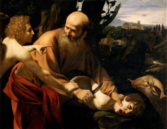 Sacrificio-di-Isacco-Caravaggio-Uffizi