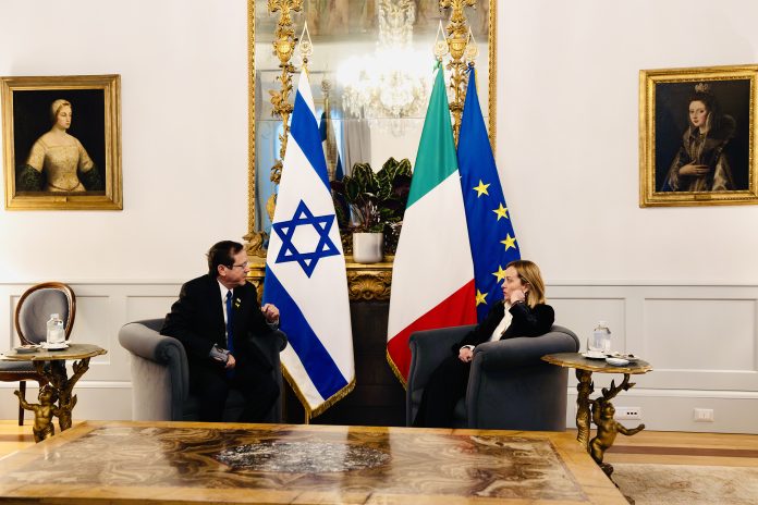 meloni israele